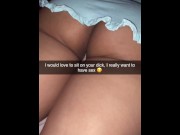 Preview 3 of Cheerleader wants to fuck classmate on Snapchat