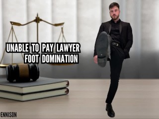 Niet in Staat Om Advocaat Voet Dominantie Te Betalen
