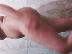 Desi bhabhi wash her pussy at home