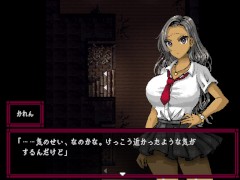 【#02 ヤミヤシキ～八月朔日邸の呪い～ ホラーエロゲ実況】金髪爆乳ギャルJ○が幽霊達に中出しセックスされたり手コキさせられたり・・・(ドットモーションアニメ) 1/16