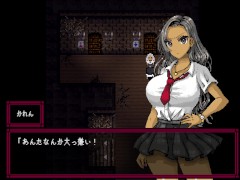 【#02 ヤミヤシキ～八月朔日邸の呪い～ ホラーエロゲ実況】金髪爆乳ギャルJ○が幽霊達に中出しセックスされたり手コキさせられたり・・・(ドットモーションアニメ) 14/16