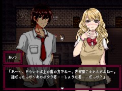 【#02 ヤミヤシキ～八月朔日邸の呪い～ ホラーエロゲ実況】金髪爆乳ギャルJ○が幽霊達に中出しセックスされたり手コキさせられたり・・・(ドットモーションアニメ) 4/16