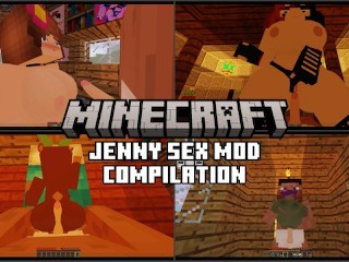 Todas as Cenas De Sexo COMPILAÇÃO | Minecraft - Jogabilidade Jenny Sex Mod