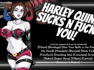 Harley Quinn Captures & Interrogates you with her Holes! || Erotic ASMR Roleplay for Men