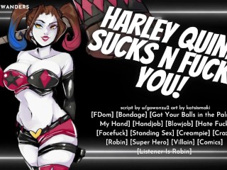 Harley Quinn Vangt En Ondervraagt Je Met Haar Gaatjes! || Erotische ASMR Rollenspel Voor Men