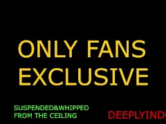 CHAINED UP AND SUSPENDED FROM THE CELINING WHIPPED AND FLOGGED HARD (AUDIOROLEPLAY) DIRTY INTENSE