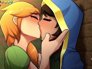 Minecraft Porn.HornyCraft. ALL SEX SCENES with TraderGirl[0.14]
