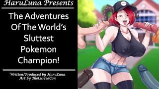 EN PRÉ-COMMANDE MAINTENANT - Les Aventures du Champion Pokemon le plus salope du monde! (Série audio Pokemon 18+ :