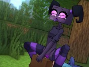 Preview 4 of Minecraft Hentai Horny Craft - Part 15 - Ender Girl Pussy Tease By LoveSkySan69