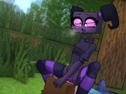 Preview 5 of Minecraft Hentai Horny Craft - Part 15 - Ender Girl Pussy Tease By LoveSkySan69