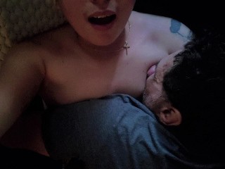 Daddy Wakes up Latino Boy with Nipple Sucking