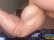 Preview 5 of Roided Bodybuilder Hunk Flexes Veiny Muscles