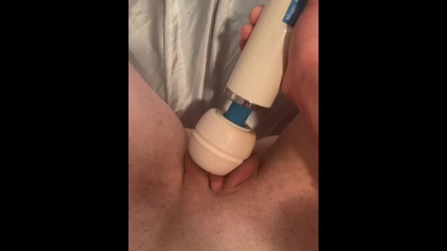 Ftm Twink With Big Clit Edges And Ruins Orgasm With Hitachi