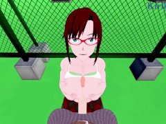 Mari Illustrious Makinami and I have intense sex on the rooftop. - Neon Genesis Evangelion Hentai