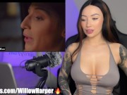 Preview 3 of Abella Danger, Porn ASMR Reaction, Blacked Raw- OnlyFans Slut Willow Harper !