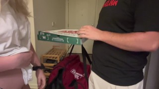 TO PAY FOR MY FOOD I HAD TO FUCK THE PIZZA BOY