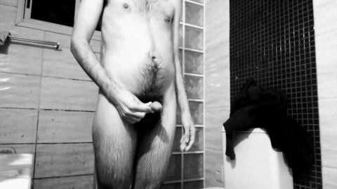 Naked hairy and wet golden showers