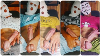 Huge Loads from My Thick Cock Compilation. OnlyFans : neal_caffrey_vip