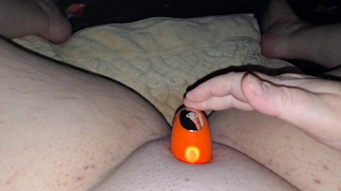 Squirting for Daddy Again with Permission Cumming on Toy