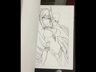 Anime Girl Book