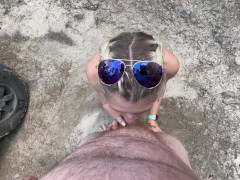 Mud Cricket Sucks after quad ride - Screenshot 7 of 16 - Blowjob Cum In Mouth