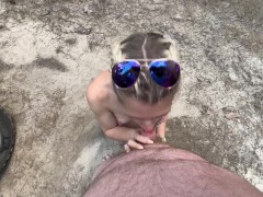 Mud Cricket Sucks after quad ride - Screenshot 9 of 16 - Blowjob Pov