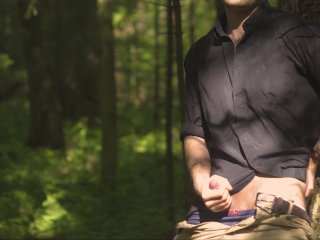 Handsome Man Noel Dero Decided to Masturbate inThe Woods_Because He Really Wanted to Fuck