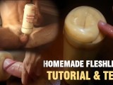 How To Make A Homemade Fleshlight / Pocket Pussy: Tutorial & Test