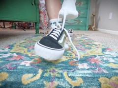 Stripping my shoes and socks!!