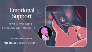Your Benefits Ex Requires Your Emotional Support Cock F4M Audio ASMR Roleplay