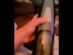 Trying out my new masturbator.