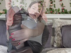 Pantyhose Worship and Masturbation