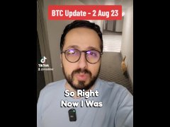 Bitcoin price update 2nd August 2023 with stepsister
