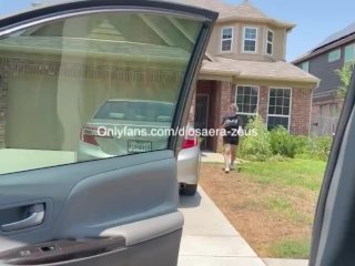 latina, big ass, teen, car blowjob