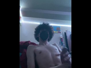 Amateur Puppy Boy Moans And Whispers While Masturbating!