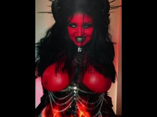 latex, pov, demon, solo female