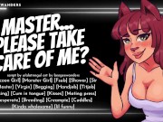 Preview 4 of Cute Clutzy Tanuki Girl Begs You to be Her Master || Wholesome Monstergirl ASMR Roleplay for Men