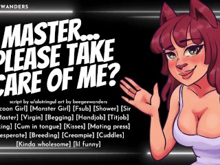 Cute Clutzy Tanuki Girl Begs You to Be Her MasterWholesome Monstergirl_ASMR Roleplay_for Men