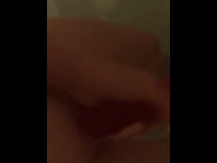 Dildo fuck in the bath