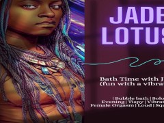 Taking a Bubble Bath (But I Have to Cum First)