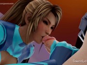 Preview 4 of Samus - Cyber Threesome "Futas" (Blender Animation)