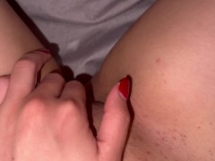 I started rubbing my pussy during a movie night