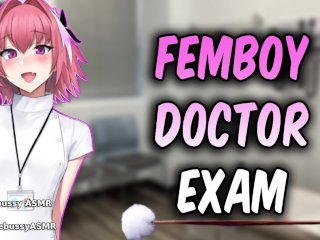 verified amateurs, femboy asmr, doctor role play, femboy