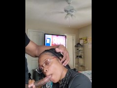 Customer Service Worker Swallowing Dick - Screenshot 4 of 16 - Blowjob Cum In Mouth