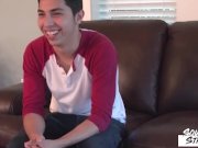 Preview 2 of SOUTHERNSTROKES Cute Twink Bruce Jerking Off His Big Dick