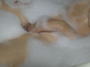 Preview 3 of Female clit orgasm in the bathroom from a water jet - Amateur Solo