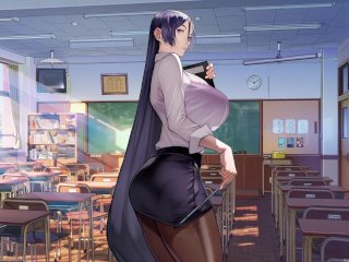 milf teacher, asmr roleplay, hentai teacher, femdom asmr