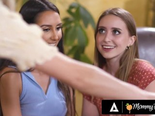 MOMMY'S GIRL - Hot Laney Grey SharesHer Girlfriend's Pussy With Stepmom_Kenzie Taylor_For Dessert