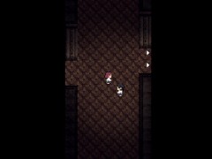 【#03 ヤミヤシキ～八月朔日邸の呪い～ ホラーエロゲ実況】パンツ脱がしてブラとって金髪爆乳ギャルJ○の生おっぱいを両手で揉みまくってしまい・・・(ドットモーションアニメ同人エロゲー) 13/16