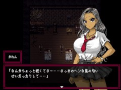 【#03 ヤミヤシキ～八月朔日邸の呪い～ ホラーエロゲ実況】パンツ脱がしてブラとって金髪爆乳ギャルJ○の生おっぱいを両手で揉みまくってしまい・・・(ドットモーションアニメ同人エロゲー) 3/16